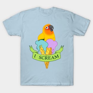 I scream Ice Cream Sun Conure Doodle T-Shirt